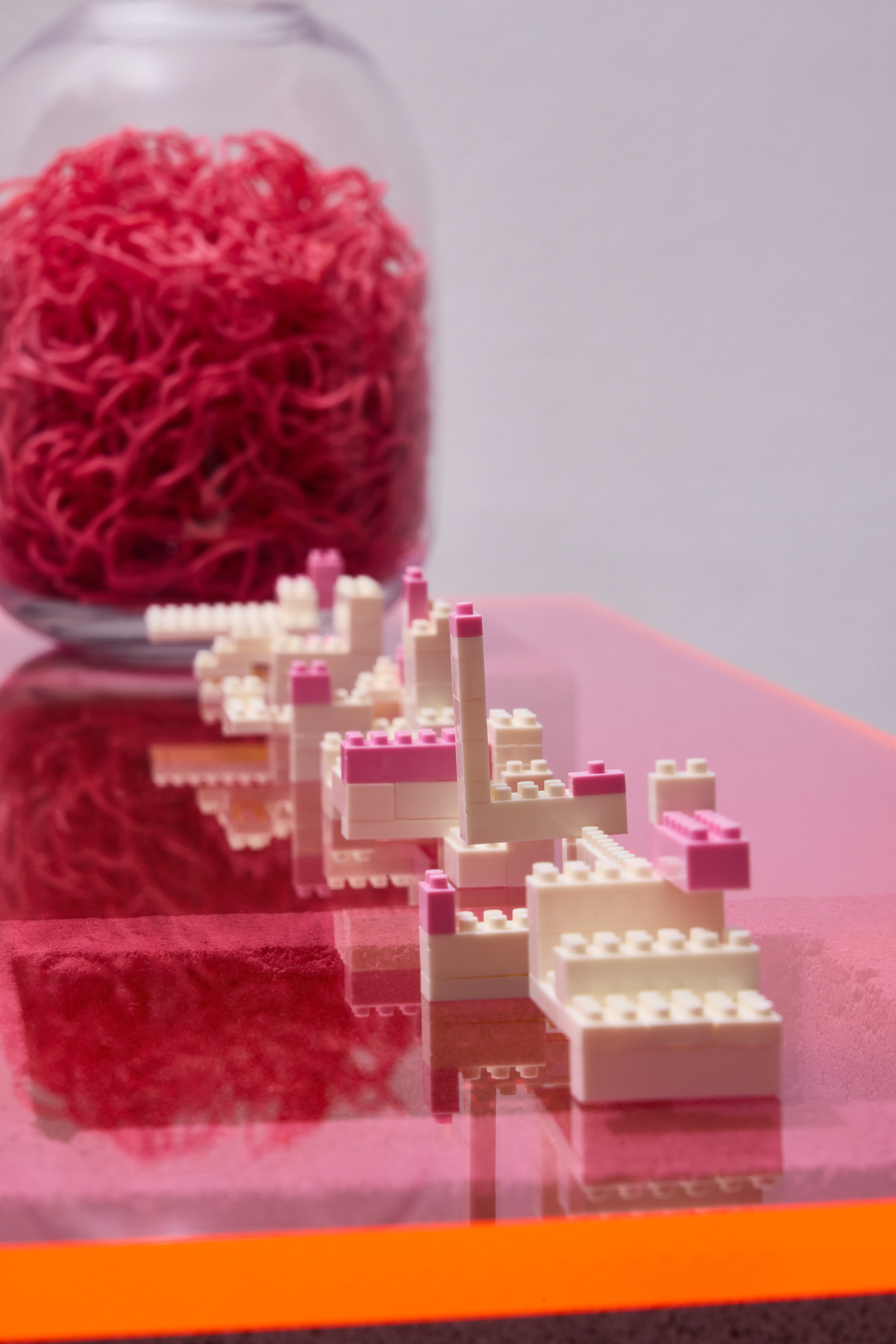 Note mixed media artwork by oneg - bodily fragments and personal traces in wood, glass, and found objects